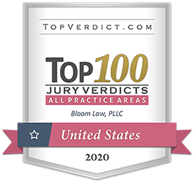 topverdict.com top 100 jury verdicts all practice areas Bloom Law PLLC united states 2020